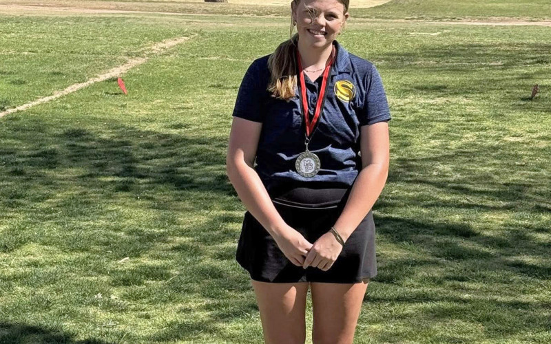GOLF HONORS Spur’s Kimberly Pafford came in second as an individual in the girls competition last week at the Motley County Golf Tournament. | COURTESY PHOTO