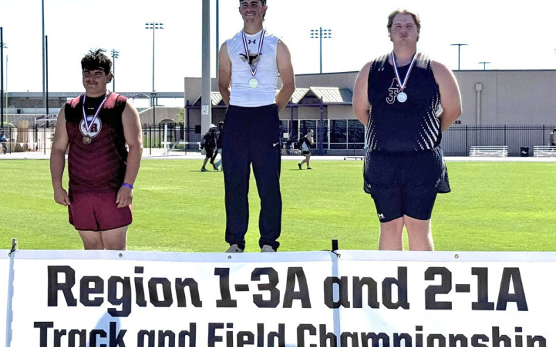 STATE QUALIFIER Congratulations go to Jayton’s Garrison Allen, regional runner-up and State qualifier in the discus. | COURTESY PHOTO