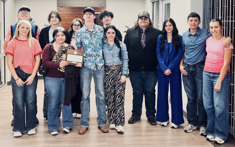 SPUR REGIONAL UIL Spur had an impressive showing at the Regional UIL academic meet, and some competitors even advanced to state. Back row: Adrian Garza-West, Leah Munoz, Raeli Rodriquez, Joshua Simmons; front row, Kylie Weiser, Pursphony Garcia, Brandon Garza-West, Daven Dempsey, Steven Hulme, Saegan Molina, Brylan Bridge and Tatom Bridge. Not pictured were KendalWalker,Weslyn Givens, Keylee Molina, Sariah Sepeda, Kymberleigh Lee and Dana Parnell. | SUE JANE SULLIVAN