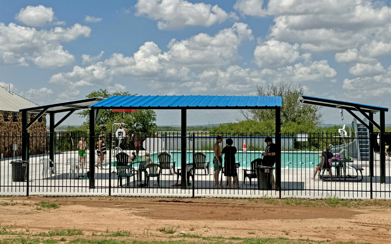 JUMP IN! A plethora of family-friendly activities are slated for Saturday, May 30, in Spur’s Swenson Park. The pool will be open for May 30 festivities. | TEXAS SPUR