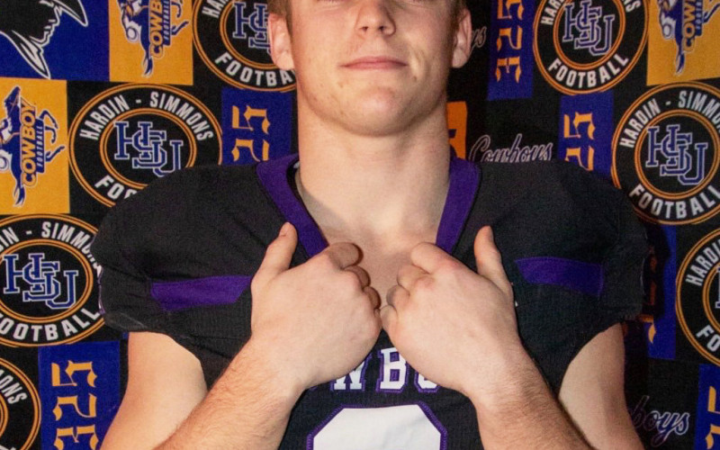 JAYTON COMMITMENT Jayton Senior Bode Ham has signaled his intention to sign with Hardin Simmons University. | COURTESY PHOTO
