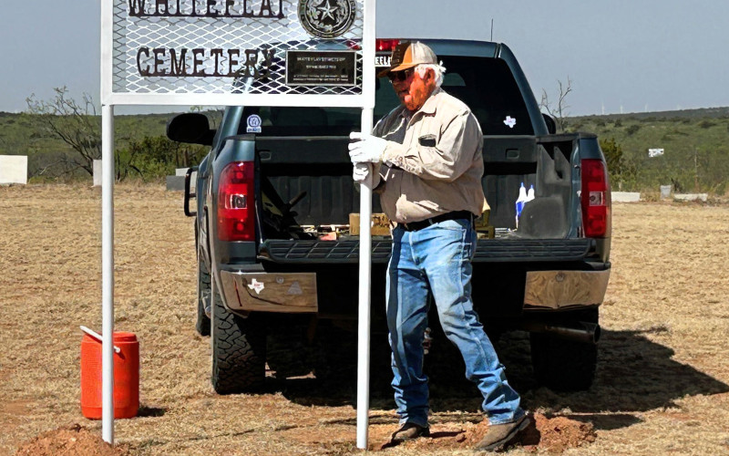 CEMETERY RECOGNITION The Motley County Museum will host an event to recognize placement of a new Texas historical marker at the settlement of Whiteflat. | COURTESY PHOTO