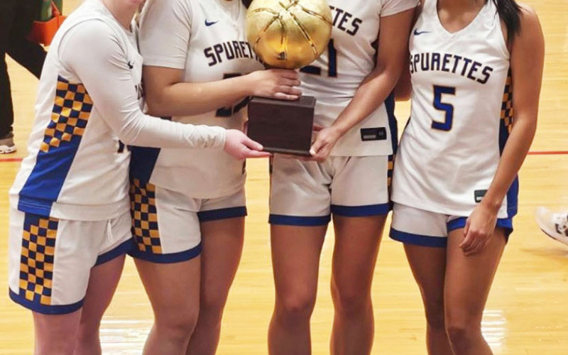 TABC ACADEMIC ALL-STATE Congratulations go to Spur basketball players Erin McGalliard, Addison Fulmer, Kimberlee Segura and Olivia Ortiz on making the TABC Academic All-State Team. | COURTESY PHOTO