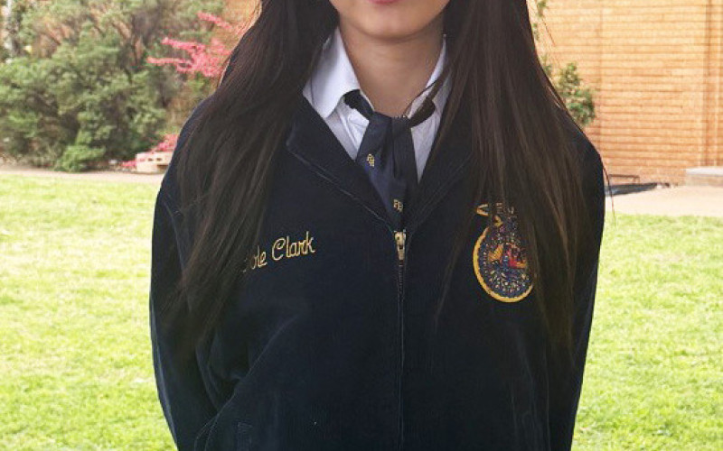 FFA HONOR Spur’s Saegan Molina placed first in the senior prepared speaking-natural resources FFA competition last week. She advances to area. | COURTESY PHOTO