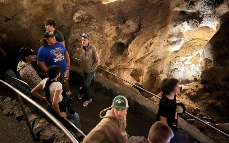 FIELDTRIP Spur’s Gifted and Talented secondary students enjoyed an unforgettable day of exploring Carlsbad Caverns National Park, discovering one of the most unique underground landscapes. | COURTESY PHOTOS