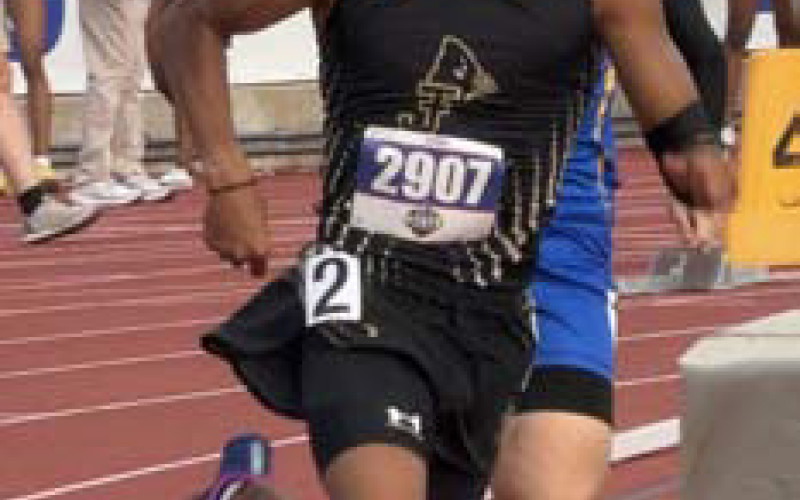 REPEAT STATE CHAMPION In the 1A Boys 800 Meter Run Sean Stanaland of Jayton won the State Championship for the 2nd Year in a row. | COURTESY PHOTOS
