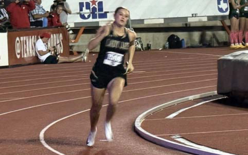 GIRLS TRACK In the 1A girls 4x400 relay at the State track meet Saturday in Austin, Jayton finished 9th in 4:39:75. | COURTESY PHOTOS