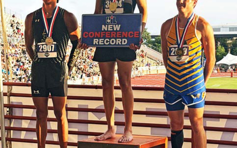 STATE RUNNER-UP In the1A Boys 400M Dash Sean Stanaland of Jayton finished 2nd earning the Silver in 48.29. | RUSS MORRIS