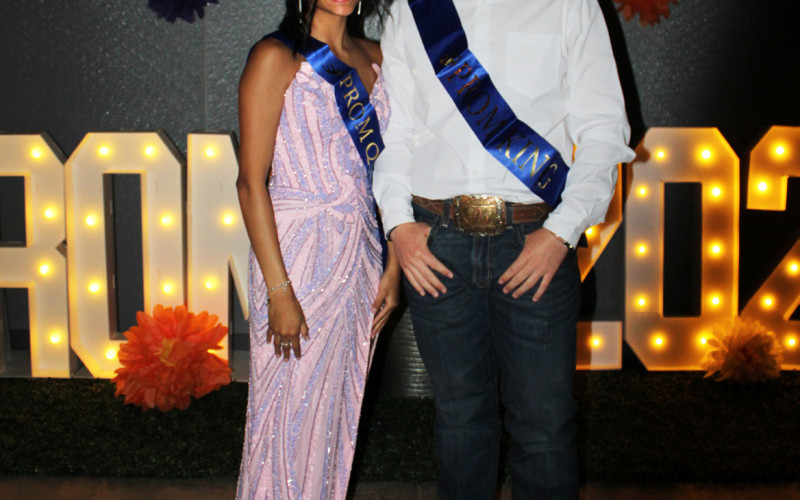 KING AND QUEEN Spur prom King and Queen were Charlie Alderman and Olivia Ortiz. | BRANDEE HAMILTON