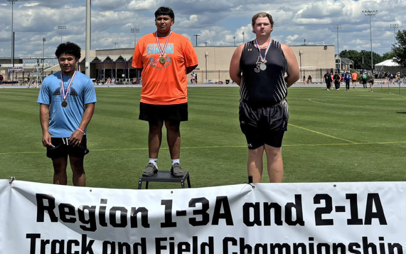 STATE QUALIFIER Congratulations go to Jayton’s Garrison Allen, regional runner-up and State qualifier in the shot put. | COURTESY PHOTO