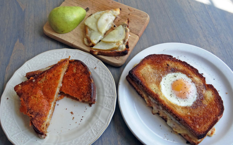 LORD, IT’S HARDTO BE HUMBLE when you’re an elevated form of the everyday grilled cheese sandwich! | ANGELINA LaRUE PHOTO