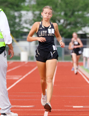 JACE CHISUM finished 1st in both the 3200m run and the 1600m run and advances to regionals. | SHERI BATY PHOTOS