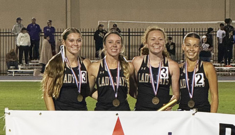 WILD CARD Congratulations go to Reese Redford, Remington Long, Jace Chisum and Brantley Ham, who took 3rd place at regionals and are State qualifiers (wild card) in the 4x400 relay. They also broke their own school record by 2 seconds. | COURTESY PHOTO