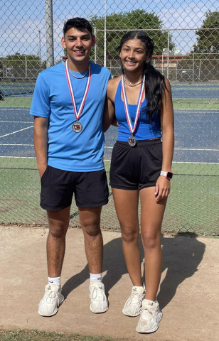 Congratulations to seniors Toryan Childers and Diezel Ramirez. They are headed to State tennis for the 3rd year in a row. | COURTESY PHOTO