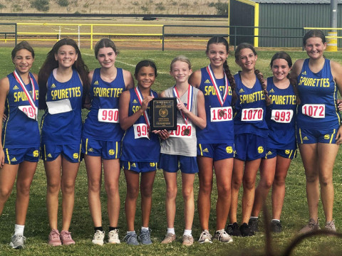 Spur JH XC girls District champs, McGalliard advances to HS XC Regionals