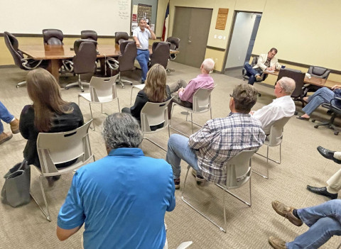 Perry, Spiller visit area communities