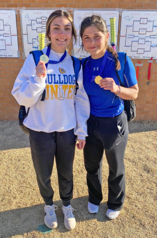 Spur girls doubles team wins 1st, 2nd week in a row