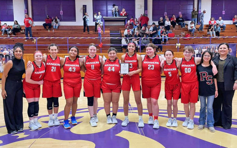 TOURNEY HONORS Congratulations go to the Patton Springs Lady Rangers on taking 2nd place in the Meadow Basketball Tournament last week. They came up short in a tough championship game, 54-52. | COURTESY PHOTO