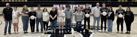 JAYTON SENIOR NIGHT Jayton honored their Class of 2025 senior basketball players at last week’s Senior Night: Keera Awe, Brodee Clay, Kelsi Harrison, Ethan Pendergast, Griff Reel, and Ayden Salazar. | COURTESY PHOTO