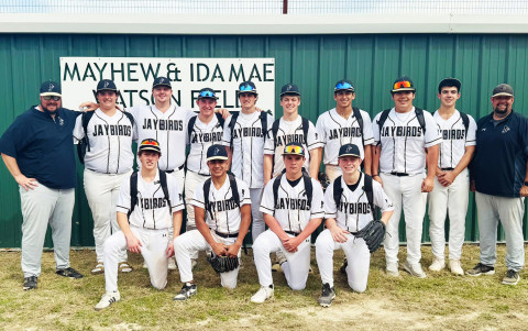 BATTER UP Fresh off of winning the State basketball championship, the Jayon Jaybirds have swung into baseball season. | COURTESY PHOTO
