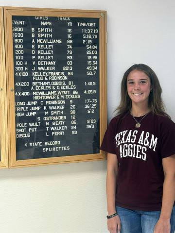 NEW SCHOOL RECORD
