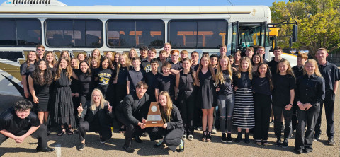 JAYTONBANDHONORS Jayton High School band director Lauren Huff sent in the band’s UIL recordings to the Outstanding Performance Series (OPS) back in May. Jayton placed 1st in the region in the march category and 2nd and 4th in the concert category. Two out of three pieces are advancing to the Area level, which will be adjudicated in the next month or so. | COURTESY PHOTO