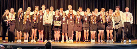 JAYTON ADVANCES The Jayton One Act Play production of“Peter and the Starcatcher”was selected to advance to Area last week at the Bi-district competition in Aspermont. The Area contest will be April 10 at Abilene Wylie. | COURTESY PHOTO
