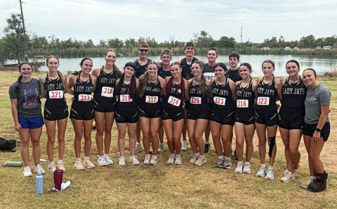 JAYTON XC The Jayton High School cross country teams competed in their first meet of the season last week in Haskell. The high school boys and girls both finished 4th as a team. Individual high school medalists were Ben Baldridge, 3rd place, and Easton Bleiker, 15thPlace. | COURTESYPHOTO