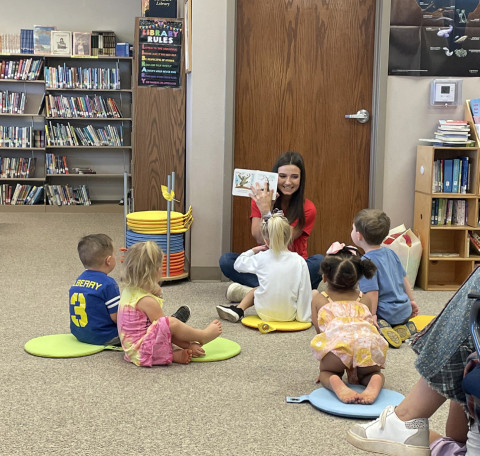 STORY TIME at the Spur public library begins at 10 on Thursday mornings. | COURTESY PHOTO