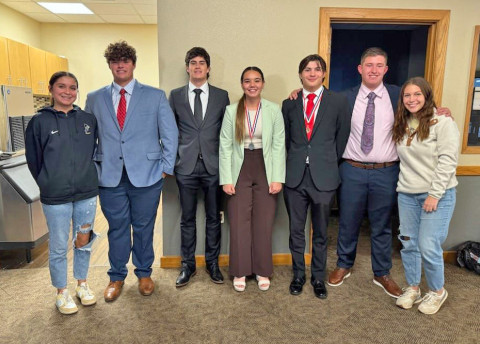 REGIONAL CONGRESS Congratulations go to the Jayton-Girard ISD students who competed at Regional Congress last week. Melody McClane (2nd place) qualified for State and Jesse Yanez (5th Place) is an alternate for State. | COURTESY PHOTOS
