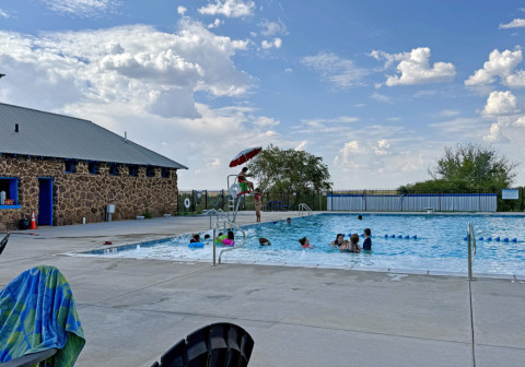 The Spur swimming pool in Swenson Park, which was rebuilt and reopened earlier this summer, has kept longer open hours than many area pools. Swimmers have one final weekend, Sat.–Sun., Aug. 31–Sept. 1, to enjoy a dip. Hours are 1–6 p.m. | THE TEXAS SPUR