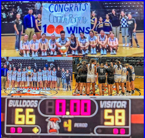 BI-DISTRICT CHAMPS Congratulations to the Spur varsity girls basketball team, the Spurettes, who defeated the O'Donnell Lady Eagles 66-58 in Ira Monday night to win the bi-district championship. Head coach Colton Rogers earned his 100th win on the same night for yet another honor. | CAPTURED BY CONRAD PHOTOS