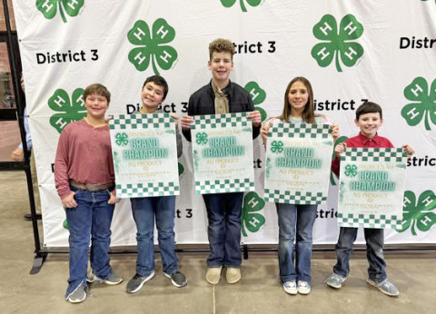 	Dickens 4-H earns honors at District 3 Contest