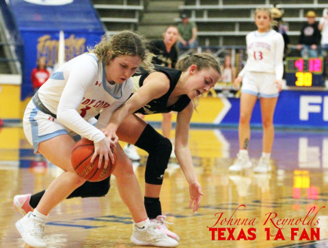 SEASON ENDS The Jayton Lady Jays varsity girls basketball team season came to a close last week when they fell to the Borden County Lady Coyotes in the Regional Quarterfinals 70-33 at Frenship. Congratulations go to the Lady Jays for winning district, b-district and area championships. | COURTESY PHOTOS