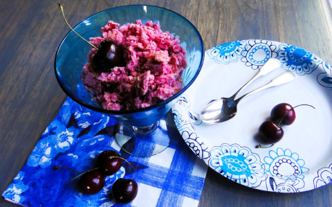 MANY VERSIONS OF GRANITAS typically made by adding sugar to fruit juice, coffee, or other beverages and pouring the mixture into a baking dish to begin the freezing process. | ANGELINA LaRUE PHOTO