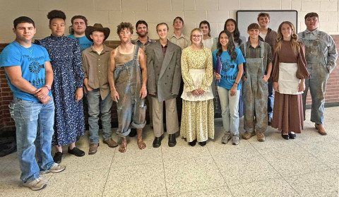 SPUR AT BI-DISTRICT The Spur One Act Play company of“The Diviners”competed last week at the bi-district meet in Post. For individual honors, see page 4. | COURTESY PHOTO