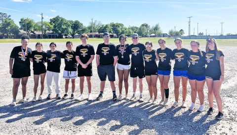 DISTRICT TENNIS Spur tennis competed at District last week. Chelsea Davis won 2nd in girls singles and was a Regional Qualifier. | COURTESY PHOTO