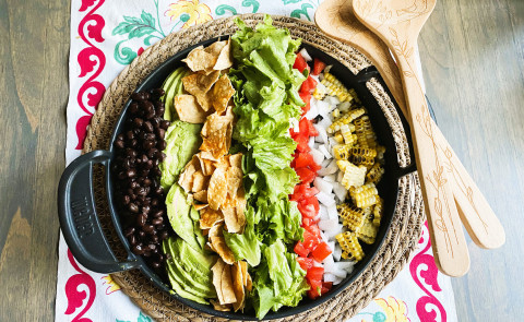 COBB-LING A SALADTOGETHER with traditional and taco ingredients makes a fresh take on this popular luncheon dish. | ANGELINA LaRUE PHOTO