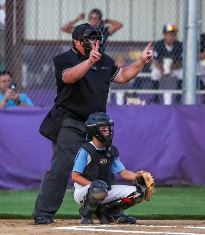 BATTER UP Area resident Stephen Reynolds will be an umpire at the national Junior League World Series August 4-11. (Shown above is a previous game.) | JOHNNA REYNOLDS PHOTOS