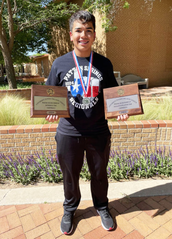 Patton Springs’Jet Ramirez will be competing in the State UIL Academics Meet Wednesday, May 15, in Austin in mathematics. | COURTESY PHOTO