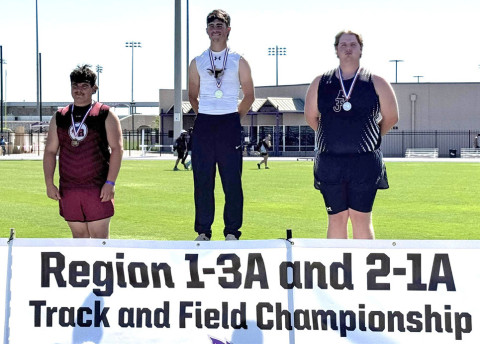 STATE QUALIFIER Congratulations go to Jayton’s Garrison Allen, regional runner-up and State qualifier in the discus. | COURTESY PHOTO
