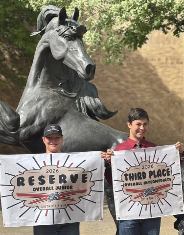 District 4-H meat judging was held on Monday. Lots of studying goes into this contest. Henry Chapman was Reserve Champion Junior individual, and CalvinHays Chapman took 3rd place Intermediate individual. | COURTESY PHOTOS