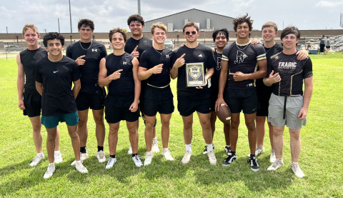 JAYBIRDS FLY AWAY WITH WIN The Jayton Jaybirds were crowned champions in the Loraine 6 on 6 Classic held July 12 at Johnson Field in Loraine. Jayton defeated Loraine, 44-19, in the title game. | COURTESY PHOTOS
