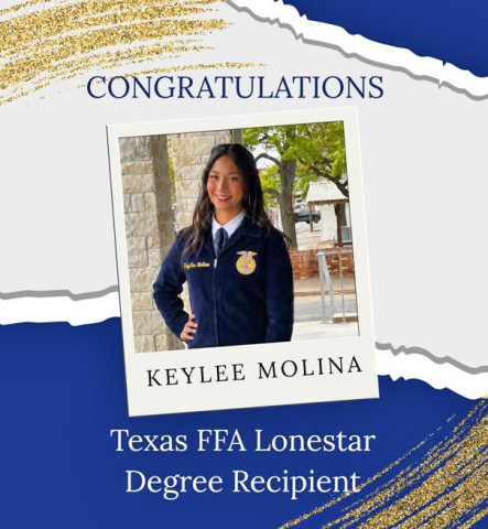 Spur’s Weiser, Molina receive honors at State FFA Convention