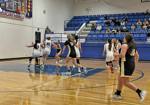 LADY JAYS WIN The Jayton JV and Varsity Lady Jays won at Highland last week.The JV won 42–9, and the Varsity prevailed 50–40. | COURTESY PHOTO