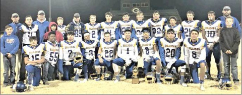 Bulldogs maul Greyhounds to become bi-district champions