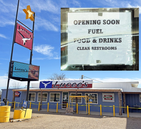 Those driving through Dickens these days have observed the Boyd family making lots of updates — including installation of gas pumps, outfitting the store interior, including a hot food serving area, and mounting of brightly lighted signs. The note on the door reads“Coming Soon,”and for many eager patrons, it can’t be soon enough! Watch our pages for details. | THE TEXAS SPUR