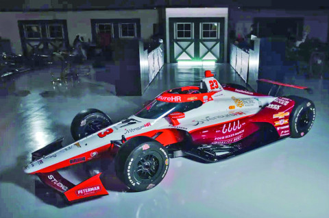 SPEEDYBEEF Dreyer &amp; Reinbold Racing/Cusick Motorsports earlier this month unveiled the livery for their No. 23 car in the upcoming Indianapolis 500. The car represents a partnership with VensureHR, Four Sixes Ranch Beef, and 101 Studios. Ryan Hunter-Reay will drive #23. | COURTESY PHOTO