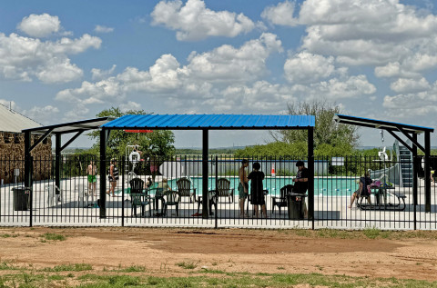 JUMP IN! A plethora of family-friendly activities are slated for Saturday, May 30, in Spur’s Swenson Park. The pool will be open for May 30 festivities. | TEXAS SPUR