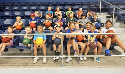 Spur ISD hosted area youth last week in a basketball camp held in the school gym to help youth refine their athletic skills. | COURTESY PHOTOS